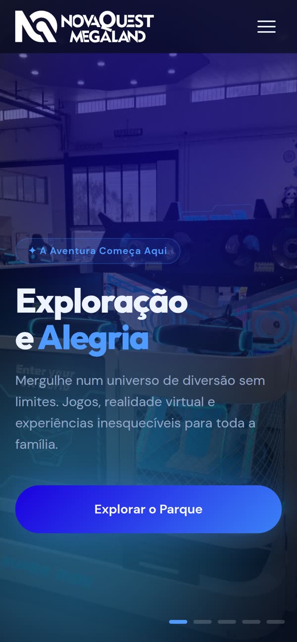 Versão móvel do conceito Megaland